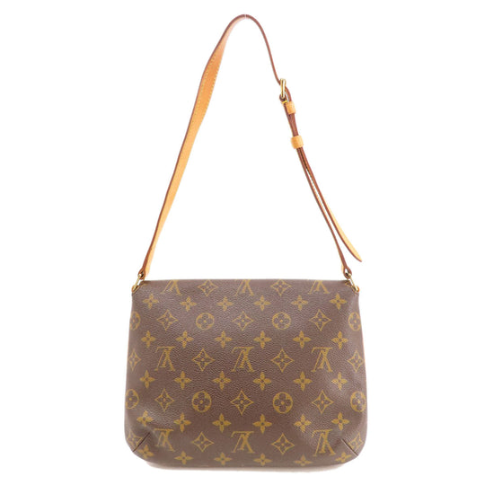 LOUIS VUITTON Shoulder Bag M51257 Monogram canvas Brown Musette Tango Short Monogram Women Used Authentic