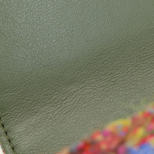 CHANEL Shoulder Bag Tweed multicolor ChainShoulder COCO Mark Gold Metal Women Used Authentic