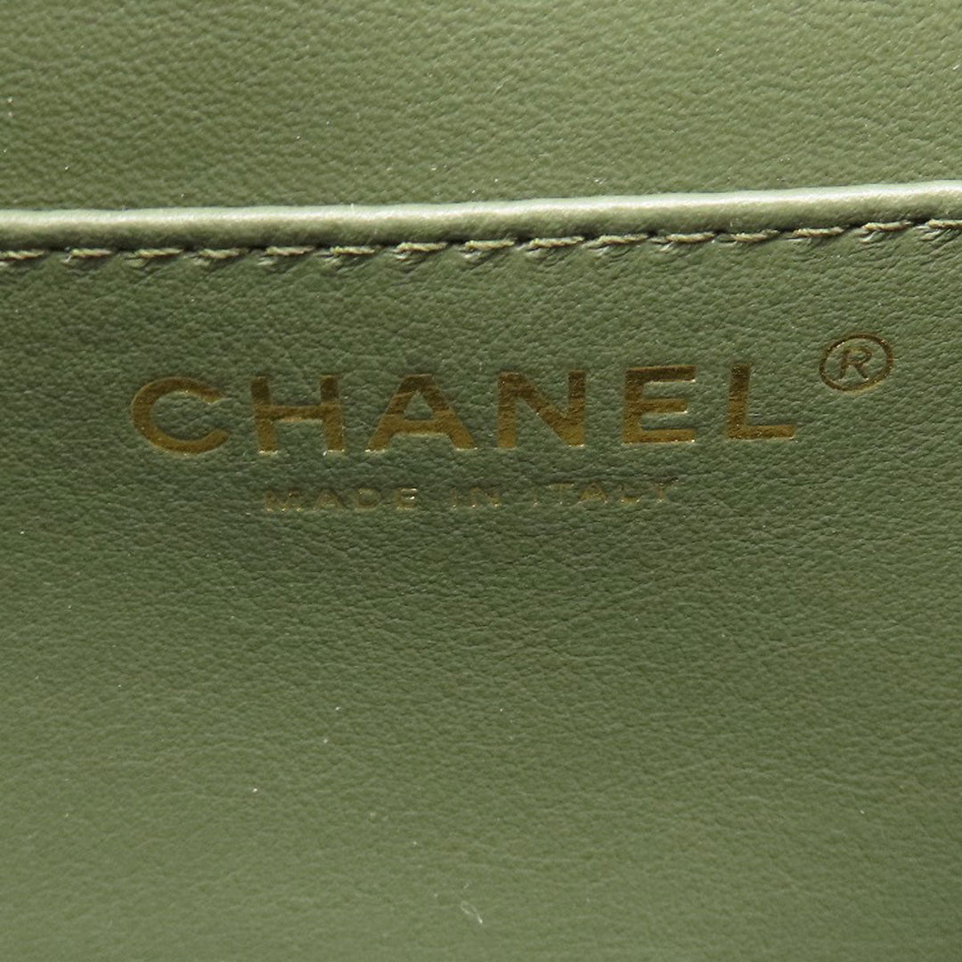 CHANEL Shoulder Bag Tweed multicolor ChainShoulder COCO Mark Gold Metal Women Used Authentic