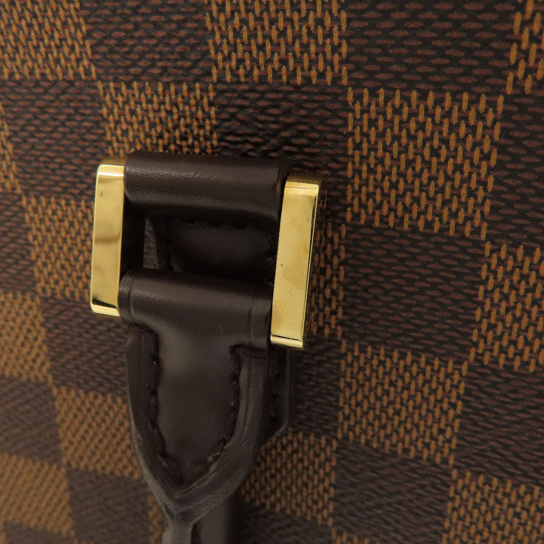 LOUIS VUITTON Handbag N51155 Damier canvas Brown Triana Damier Ebene Women Used Authentic