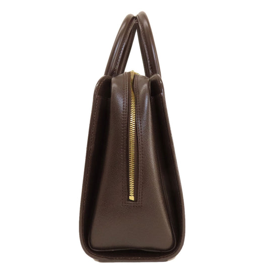 LOUIS VUITTON Handbag N51155 Damier canvas Brown Triana Damier Ebene Women Used Authentic