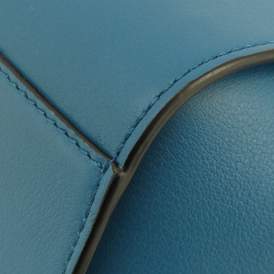 LOEWE Handbag Calfskin blue Hammock mini 2WAY Women Used Authentic