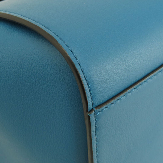 LOEWE Handbag Calfskin blue Hammock mini 2WAY Women Used Authentic