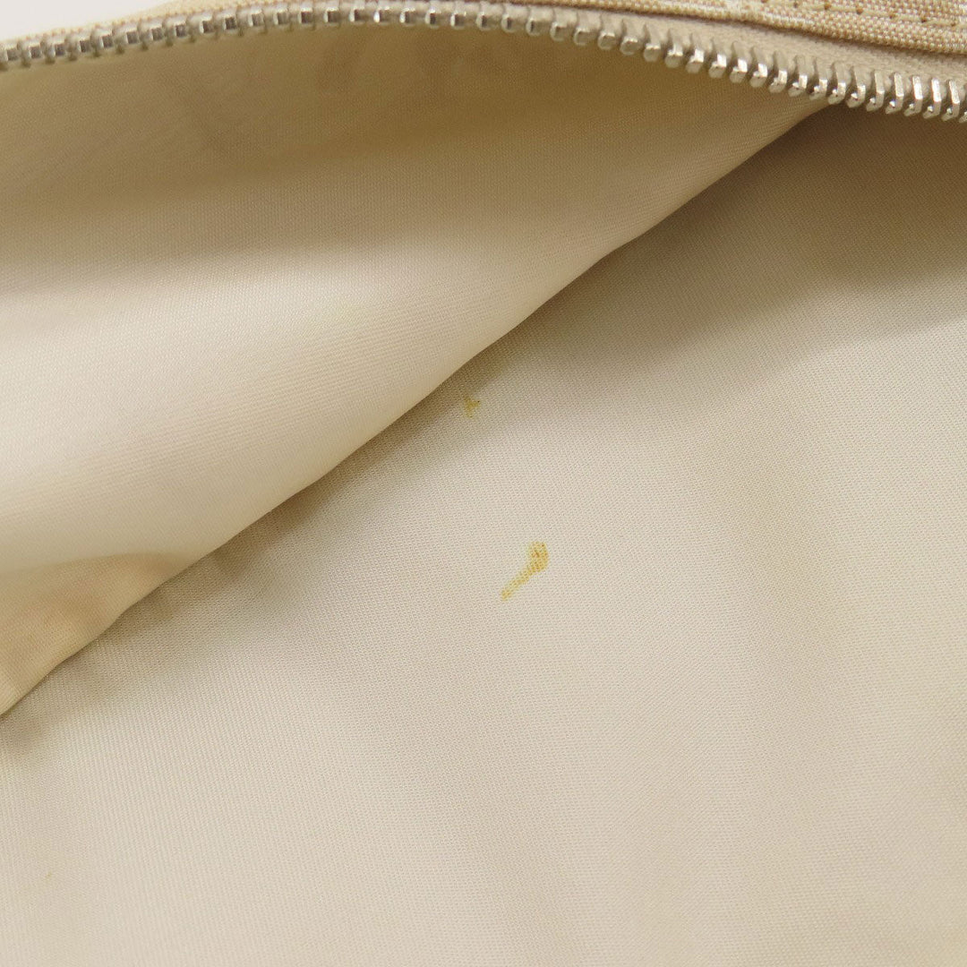 CHANEL Tote Bag Nylon jacquard beige New travel line GM
