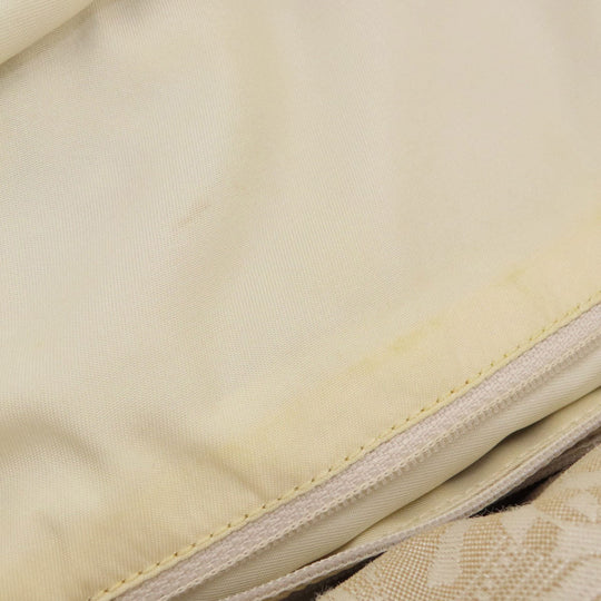 CHANEL Tote Bag Nylon jacquard beige New travel line GM