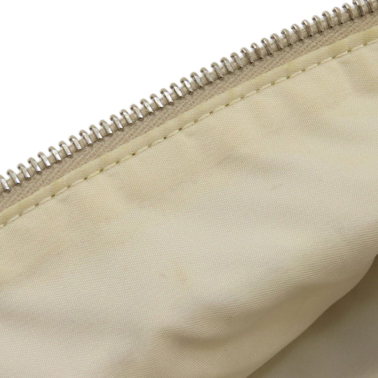 CHANEL Tote Bag Nylon jacquard beige New travel line GM