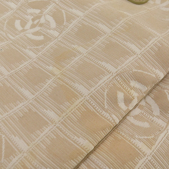 CHANEL Tote Bag Nylon jacquard beige New travel line GM