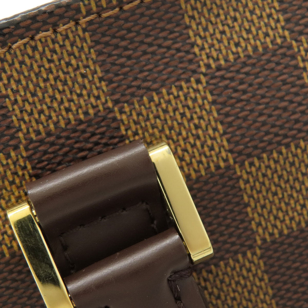 LOUIS VUITTON Handbag N51140 Damier canvas Brown Sac Plat Damier Ebene Women Used Authentic