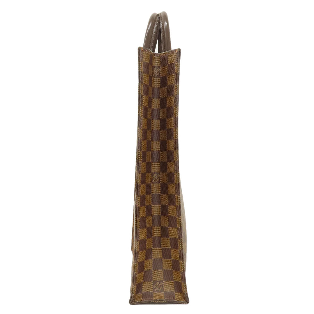 LOUIS VUITTON Handbag N51140 Damier canvas Brown Sac Plat Damier Ebene Women Used Authentic