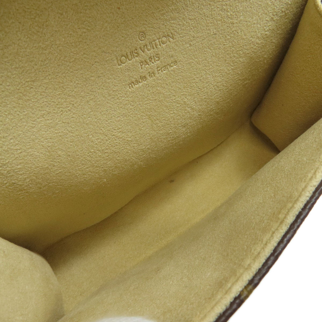 LOUIS VUITTON Hip bag M51855 Monogram canvas Brown Pochette Florentine Women Used Authentic