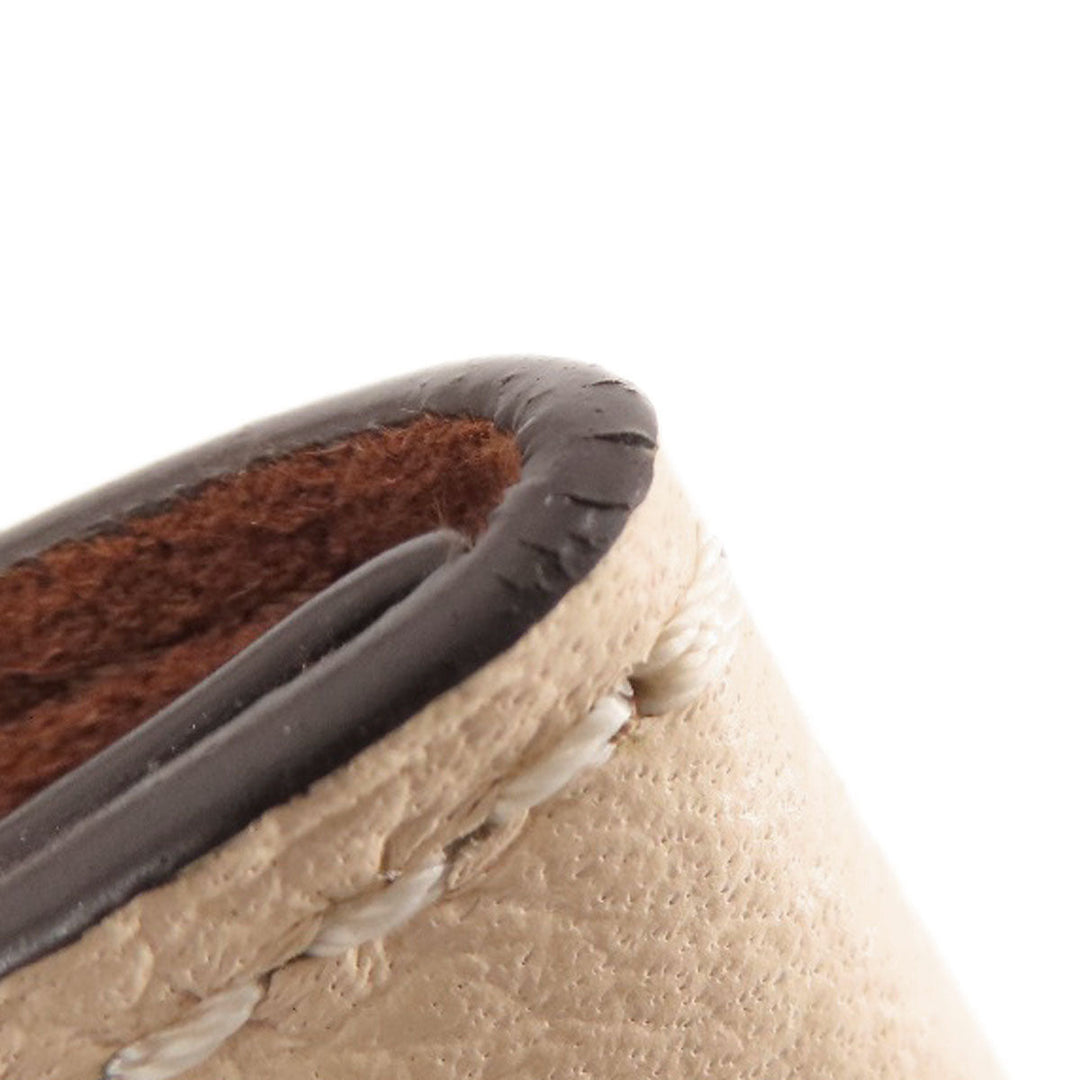 LOUIS VUITTON Tote Bag Mahina leather beige girolatta creme Women Used Authentic