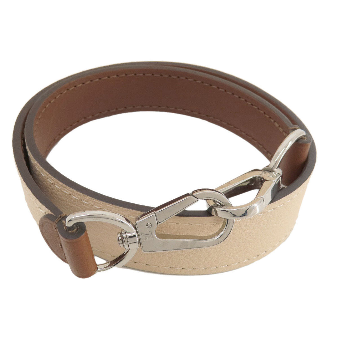 LOUIS VUITTON Tote Bag Mahina leather beige girolatta creme Women Used Authentic