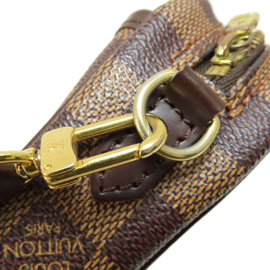 LOUIS VUITTON Shoulder Bag N51296 Damier canvas Brown ポシェット イパネマ Damier エベヌ