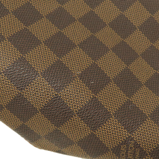 LOUIS VUITTON Tote Bag N41603 Damier canvas Brown Neverfull MM Damier Ebene Rose Ballerine Women Used Authentic