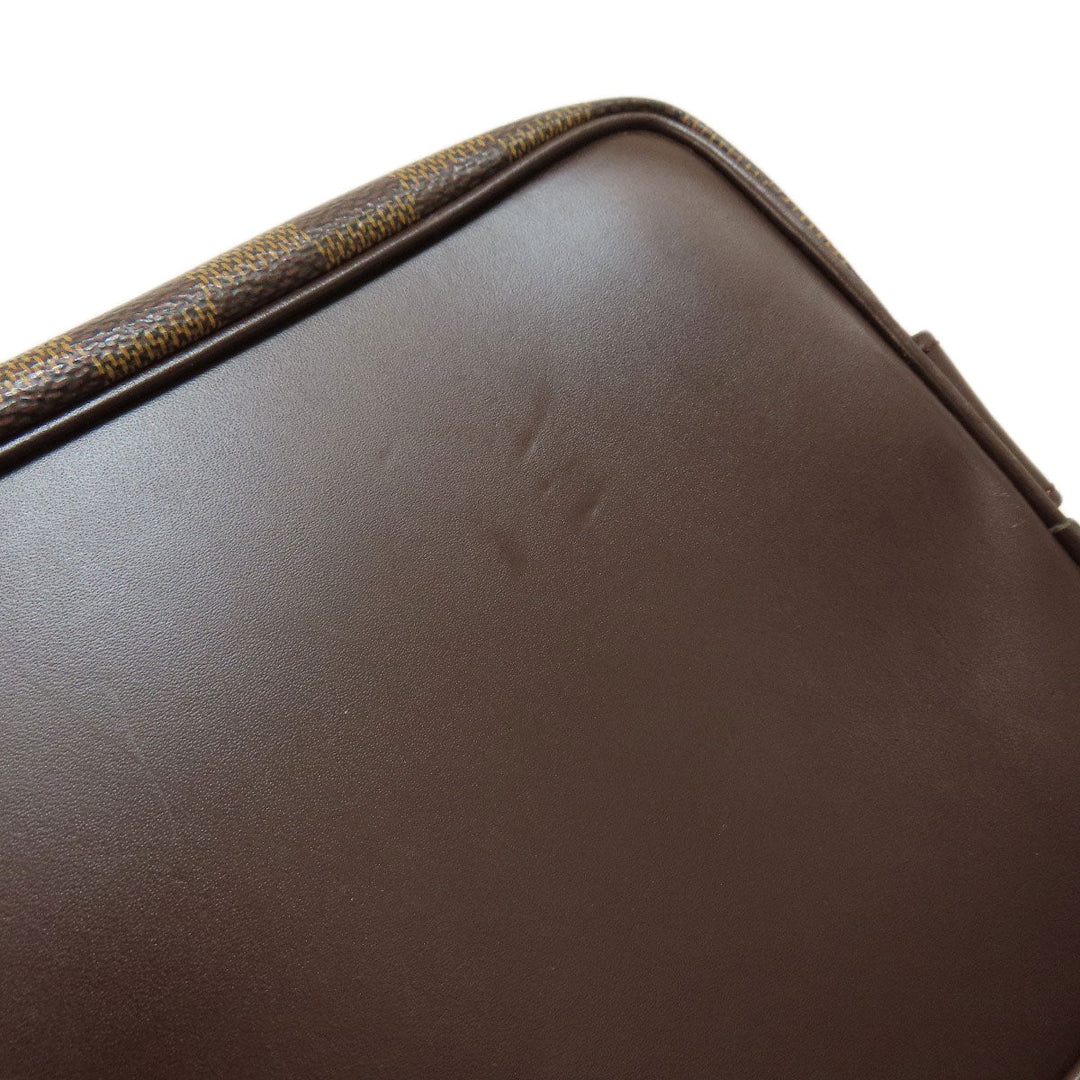 LOUIS VUITTON Tote Bag N51119 Damier canvas Brown Chelsea Damier Ebene Women Used Authentic