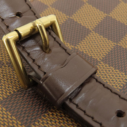 LOUIS VUITTON Tote Bag N51119 Damier canvas Brown Chelsea Damier Ebene Women Used Authentic