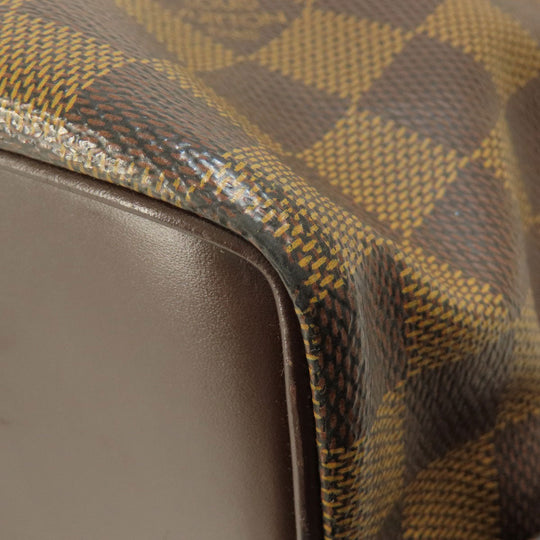 LOUIS VUITTON Tote Bag N51119 Damier canvas Brown Chelsea Damier Ebene Women Used Authentic
