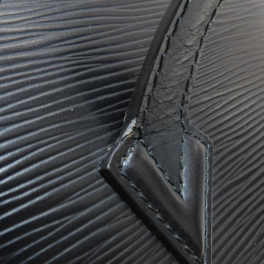 LOUIS VUITTON Tote Bag M52272 Epi black Saint Jacques PM Noir Women Used Authentic