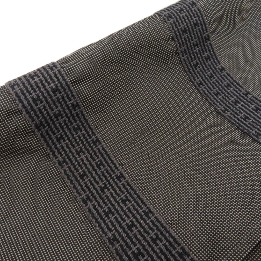 HERMES Tote Bag canvas gray Her LineMM Women(Unisex) Used Authentic
