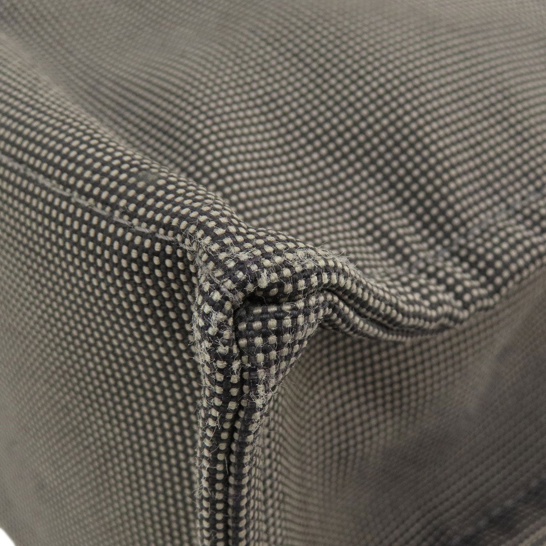 HERMES Tote Bag canvas gray Her LineMM Women(Unisex) Used Authentic