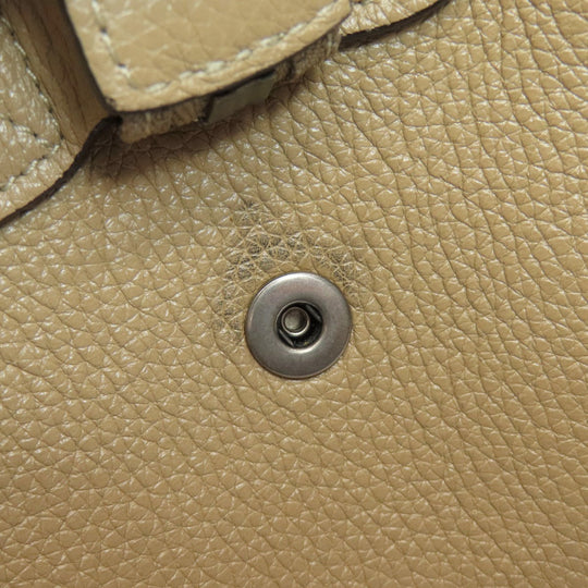 CELINE Handbag Calfskin Brown Luggage micro Women Used Authentic