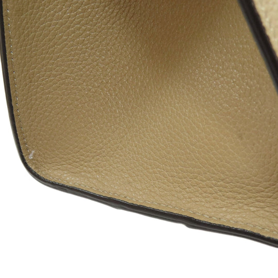 CELINE Handbag Calfskin Brown Luggage micro Women Used Authentic