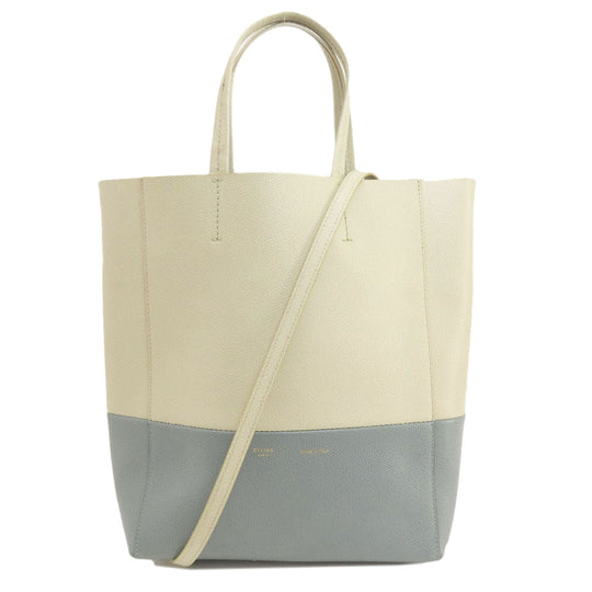 CELINE Handbag leather beige Vertical Cover S 2WAY