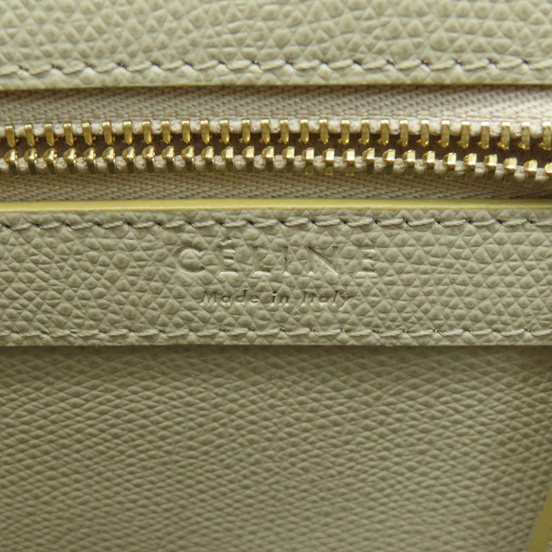 CELINE Handbag leather beige Vertical Cover S 2WAY