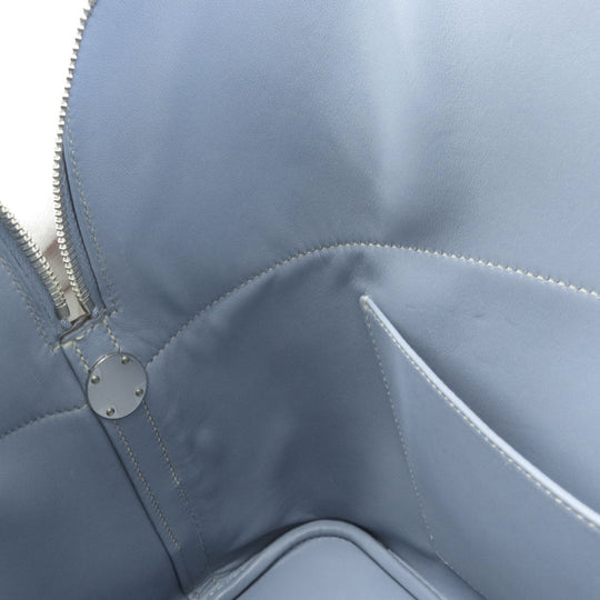HERMES Handbag Epsom blue Bolide 35 Blue Lin Silver Metal 2WAY