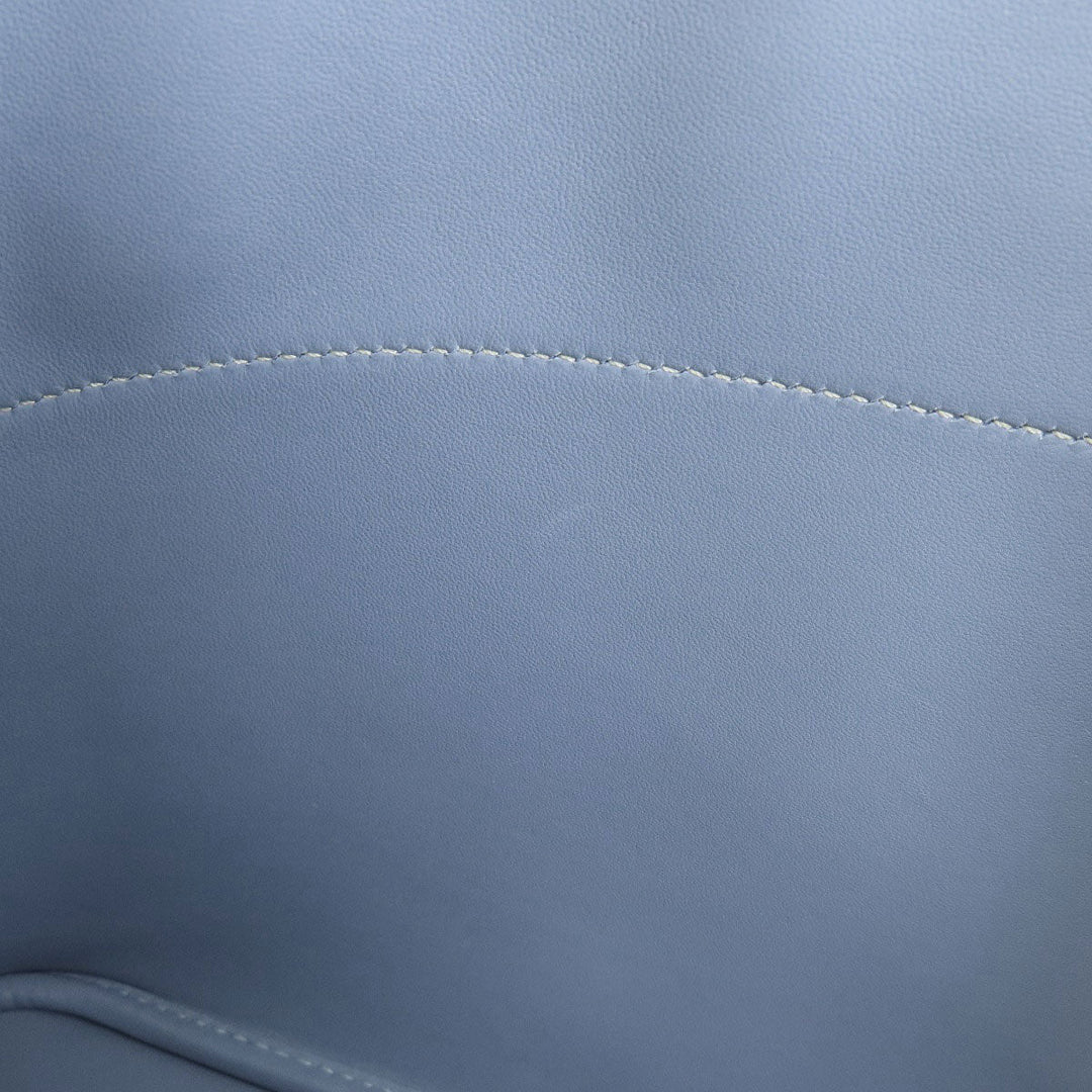 HERMES Handbag Epsom blue Bolide 35 Blue Lin Silver Metal 2WAY