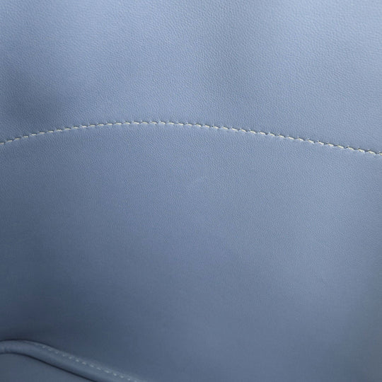 HERMES Handbag Epsom blue Bolide 35 Blue Lin Silver Metal 2WAY
