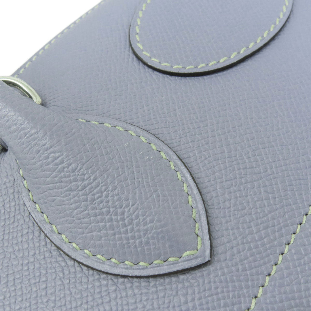 HERMES Handbag Epsom blue Bolide 35 Blue Lin Silver Metal 2WAY