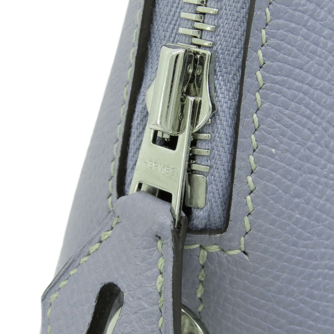 HERMES Handbag Epsom blue Bolide 35 Blue Lin Silver Metal 2WAY