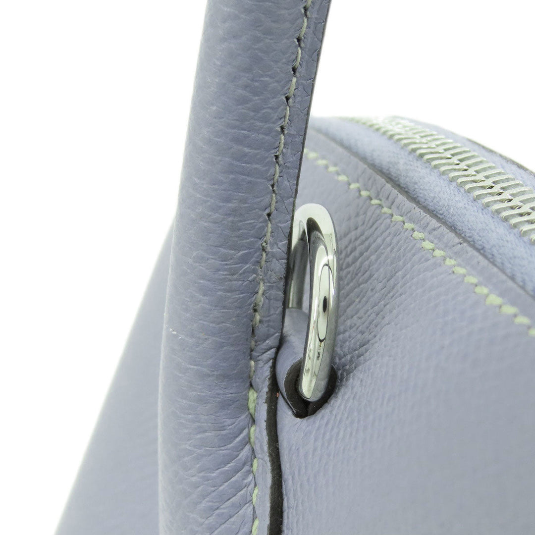 HERMES Handbag Epsom blue Bolide 35 Blue Lin Silver Metal 2WAY