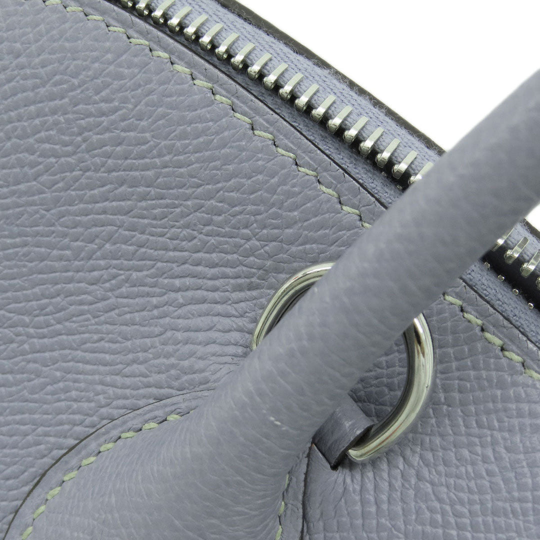 HERMES Handbag Epsom blue Bolide 35 Blue Lin Silver Metal 2WAY