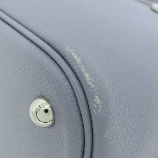 HERMES Handbag Epsom blue Bolide 35 Blue Lin Silver Metal 2WAY