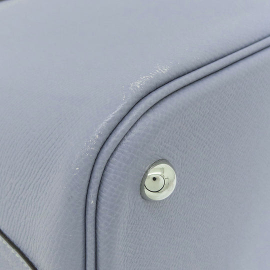 HERMES Handbag Epsom blue Bolide 35 Blue Lin Silver Metal 2WAY