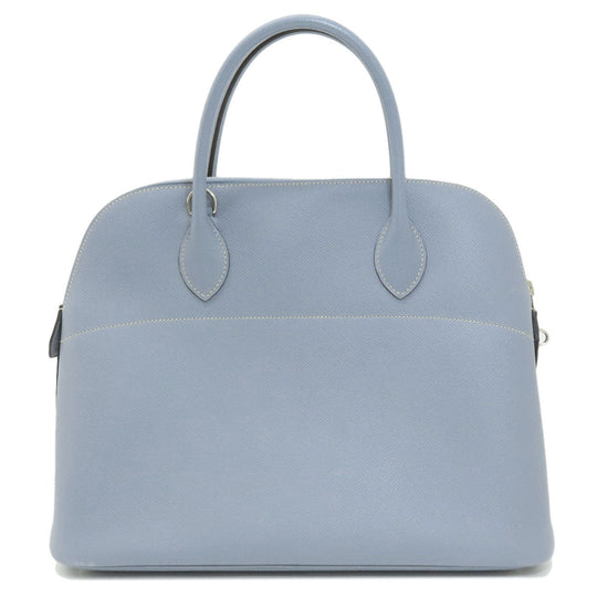 HERMES Handbag Epsom blue Bolide 35 Blue Lin Silver Metal 2WAY