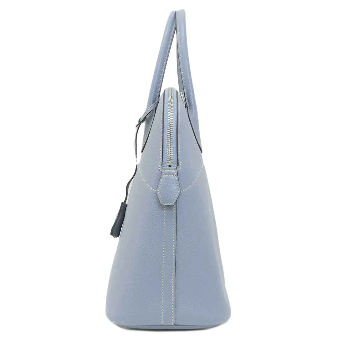 HERMES Handbag Epsom blue Bolide 35 Blue Lin Silver Metal 2WAY