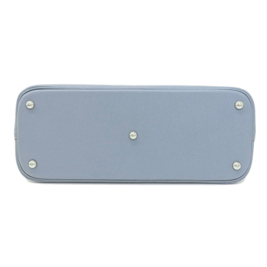 HERMES Handbag Epsom blue Bolide 35 Blue Lin Silver Metal 2WAY