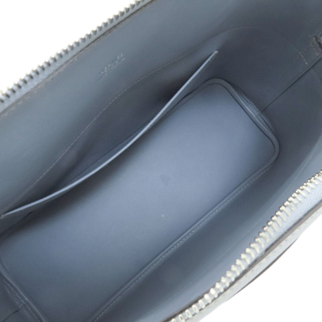 HERMES Handbag Epsom blue Bolide 35 Blue Lin Silver Metal 2WAY