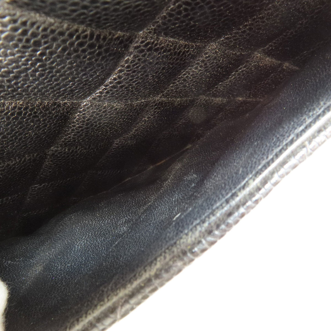 CHANEL Tote Bag Grained Calfskin Skin black Replica Tote Gold Metal