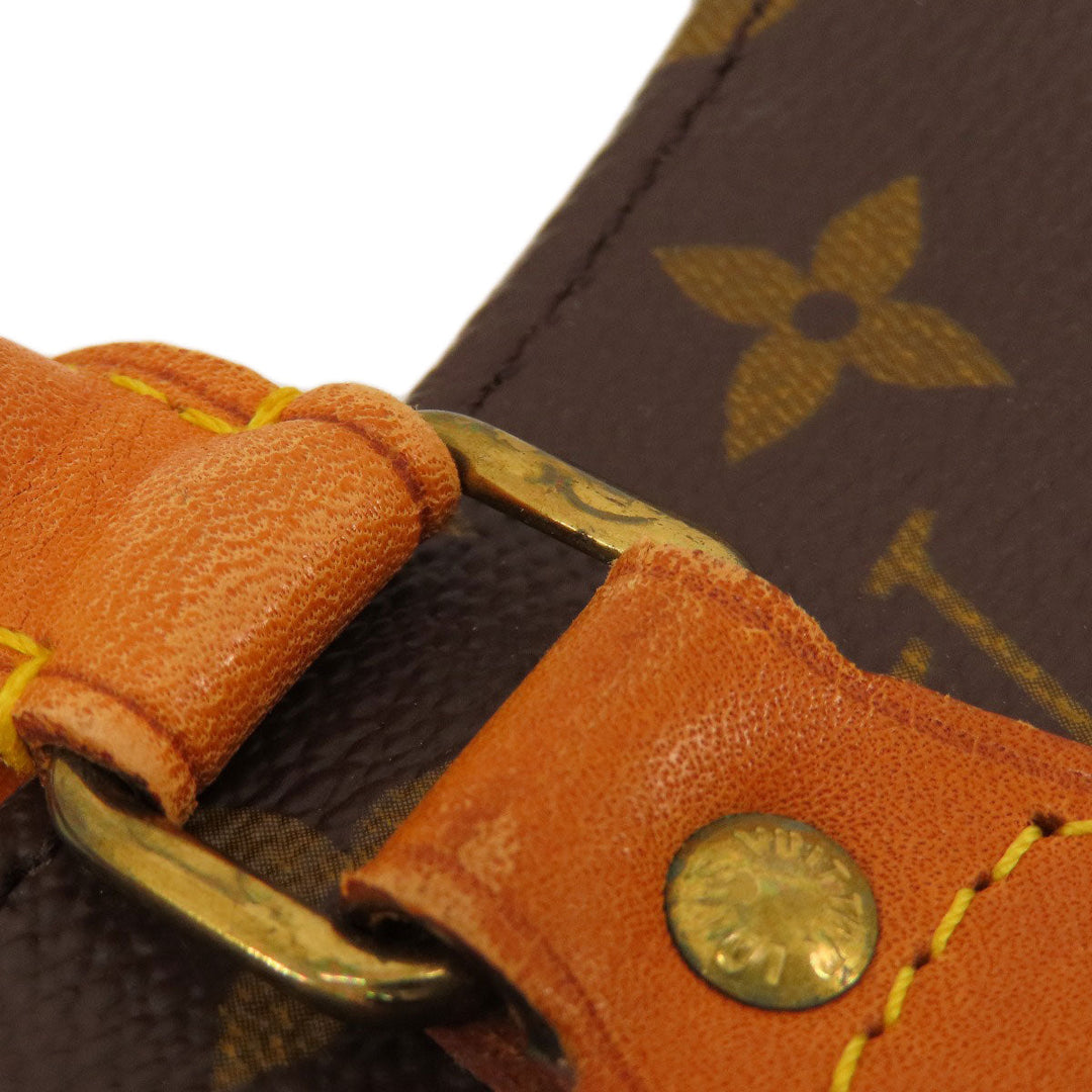 LOUIS VUITTON Handbag M51140 Monogram canvas Brown Sac Plat Monogram Women Used Authentic