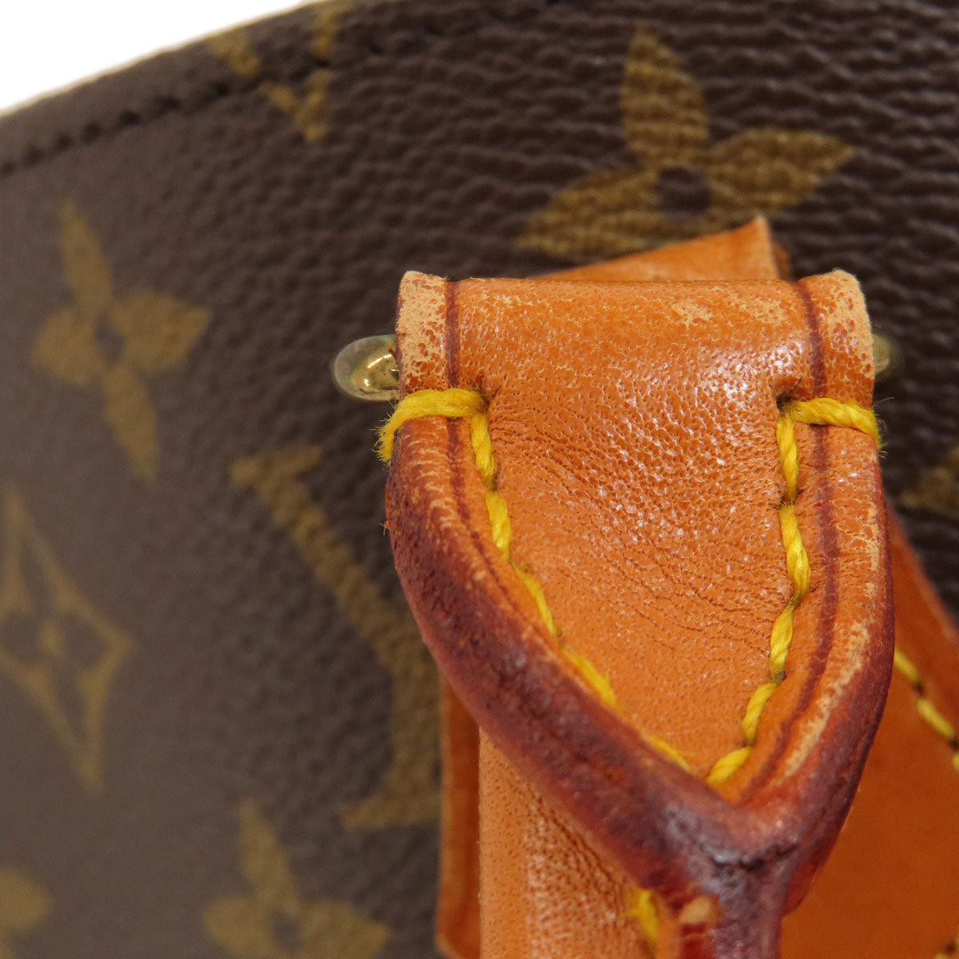 LOUIS VUITTON Handbag M51140 Monogram canvas Brown Sac Plat Monogram Women Used Authentic