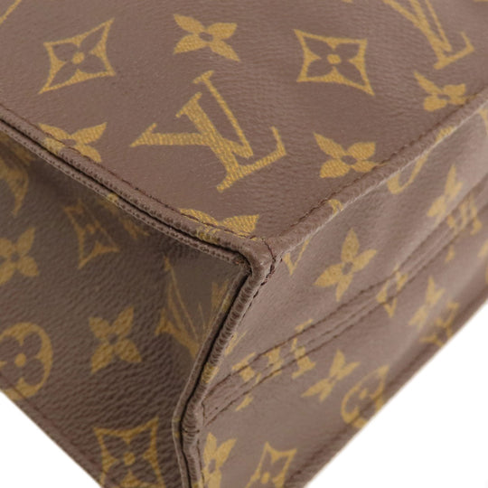 LOUIS VUITTON Handbag M51140 Monogram canvas Brown Sac Plat Monogram Women Used Authentic