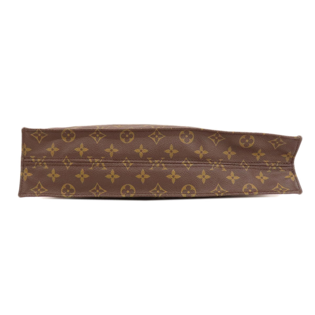 LOUIS VUITTON Handbag M51140 Monogram canvas Brown Sac Plat Monogram Women Used Authentic