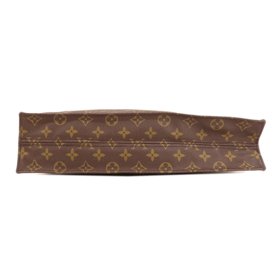 LOUIS VUITTON Handbag M51140 Monogram canvas Brown Sac Plat Monogram Women Used Authentic