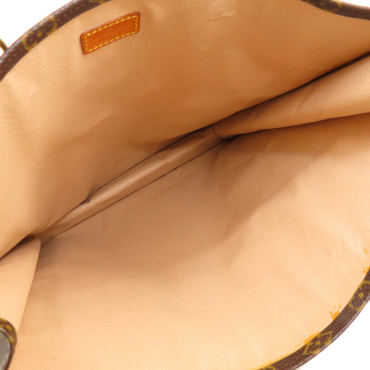 LOUIS VUITTON Handbag M51140 Monogram canvas Brown Sac Plat Monogram Women Used Authentic