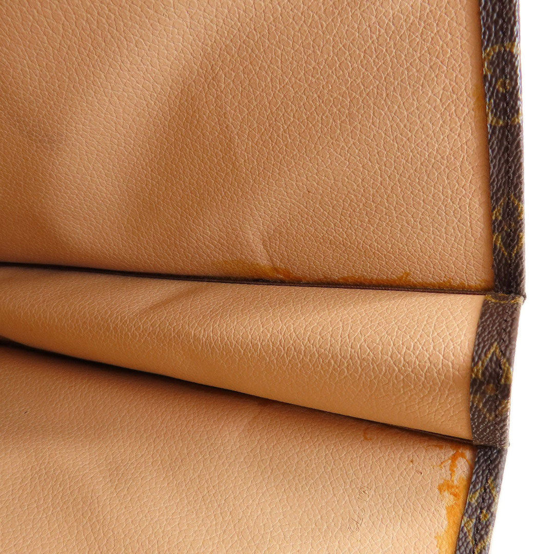 LOUIS VUITTON Handbag M51140 Monogram canvas Brown Sac Plat Monogram Women Used Authentic