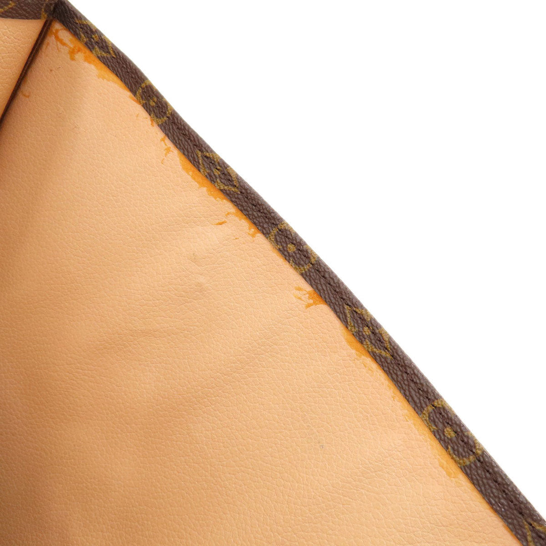LOUIS VUITTON Handbag M51140 Monogram canvas Brown Sac Plat Monogram Women Used Authentic